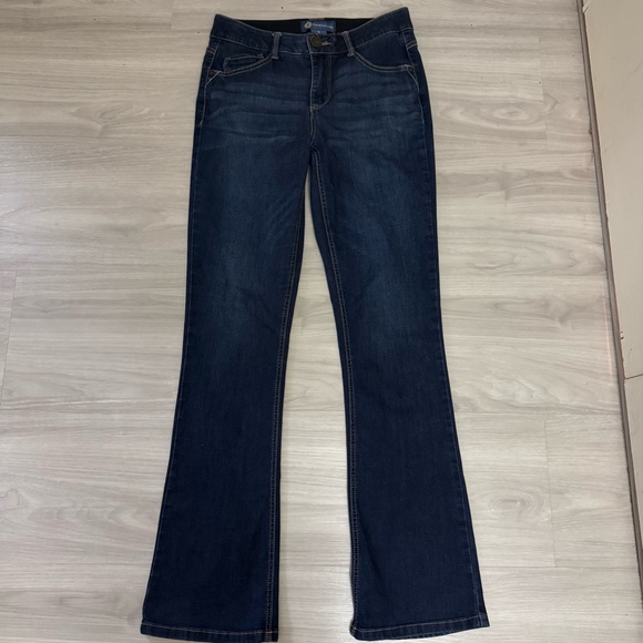 Democracy "Ab"solution Itty Bitty Bootcut blue Jeans size 2 - Picture 2 of 13